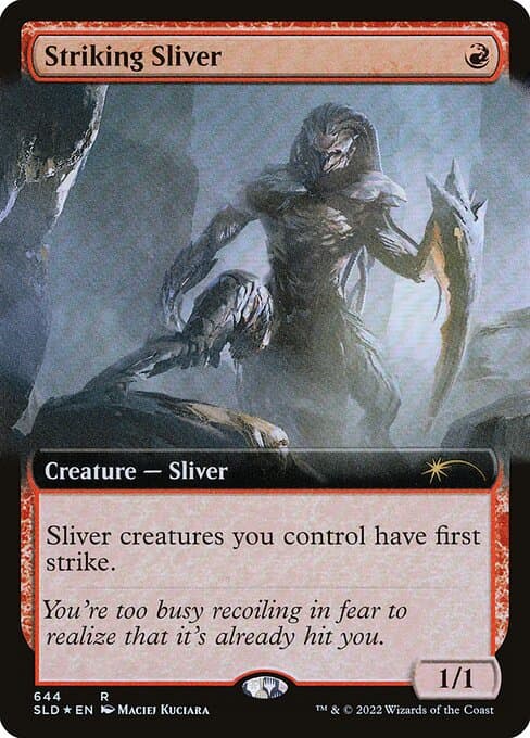 Striking Sliver from Secret Lair Drop (Rare)