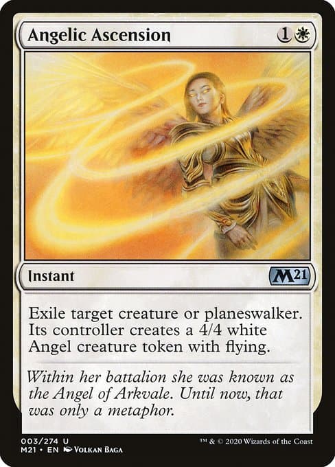 Angelic Ascension from Core Set 2021 (Uncommon)
