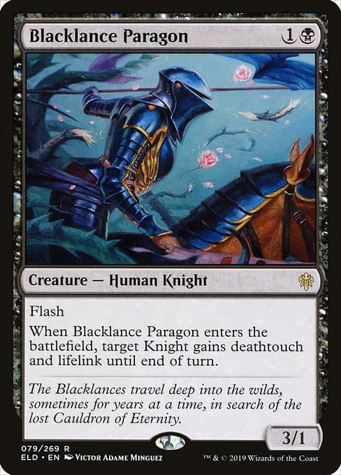 Blacklance Paragon from Throne of Eldraine (Rare)