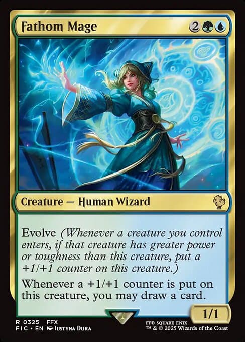 Fathom Mage from Final Fantasy Commander (Rare)