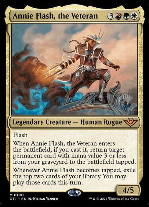 Annie Flash, the Veteran from Outlaws of Thunder Junction Promos (Mythic)