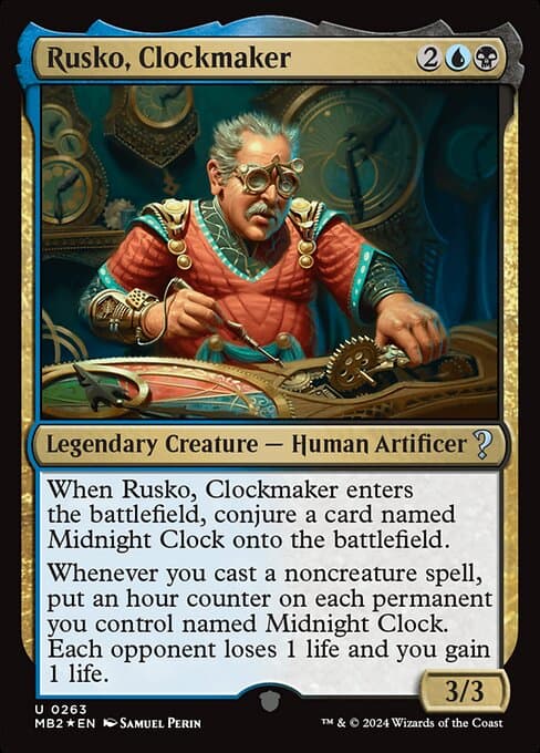 Rusko, Clockmaker from Mystery Booster 2 (Uncommon)