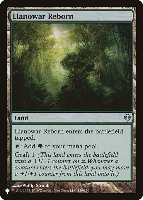 Llanowar Reborn from The List (Uncommon)