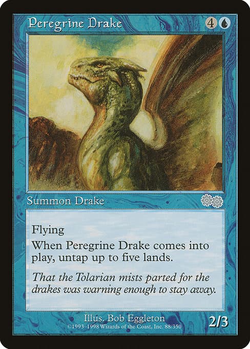 Peregrine Drake from Urza's Saga (Uncommon)