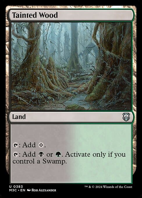 Tainted Wood from Modern Horizons 3 Commander (Uncommon)