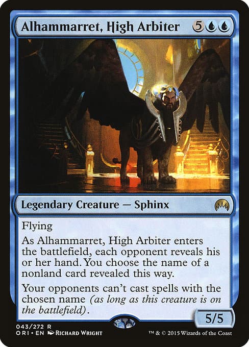 Alhammarret, High Arbiter from Magic Origins (Rare)