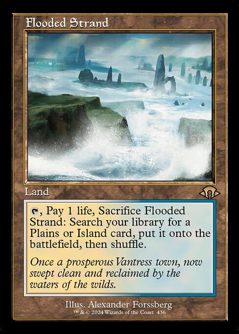 Flooded Strand from Modern Horizons 3 (Rare)
