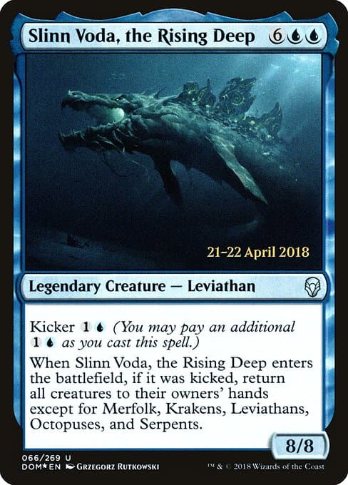 Slinn Voda, the Rising Deep from Dominaria Promos (Uncommon)