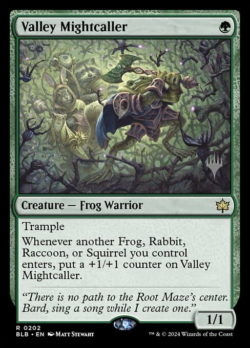 Valley Mightcaller from Bloomburrow Promos (Rare)