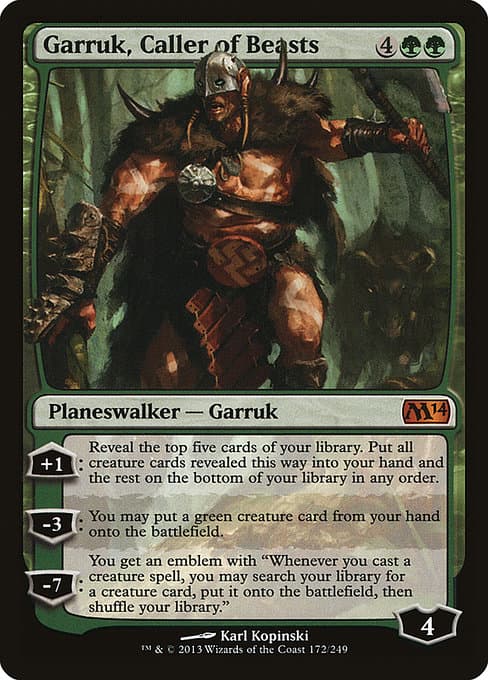 Garruk, Caller of Beasts from Magic 2014 (Mythic)