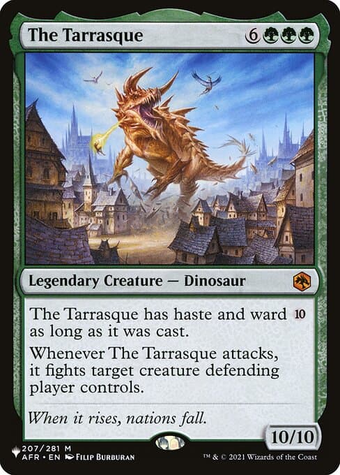 The Tarrasque from The List (Mythic)