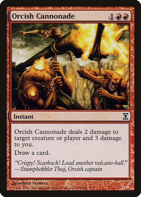 Orcish Cannonade from Time Spiral (Common)