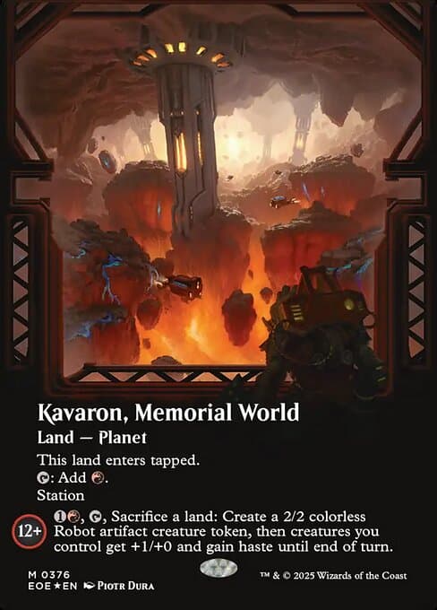 Kavaron, Memorial World from Edge of Eternities (Mythic)