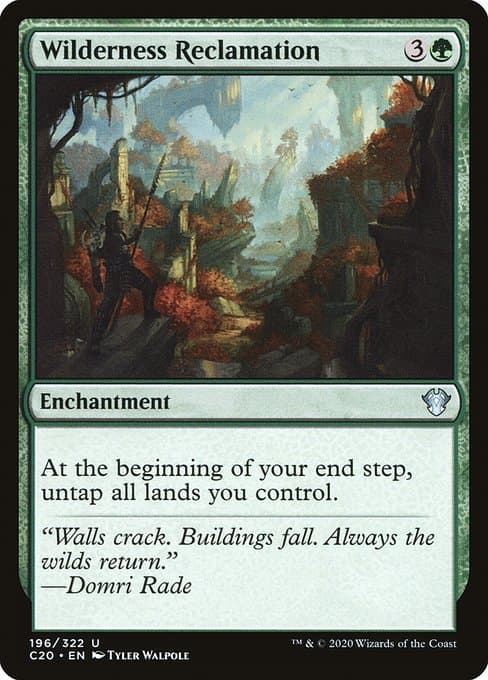 Wilderness Reclamation from Commander 2020 (Uncommon)