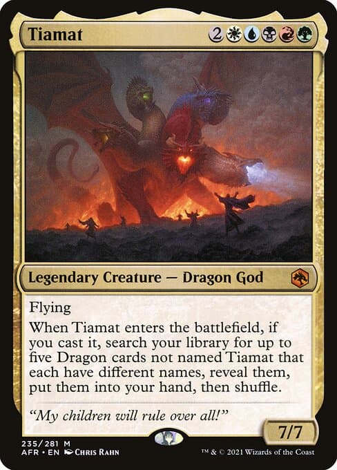 Tiamat from Adventures in the Forgotten Realms (Mythic)
