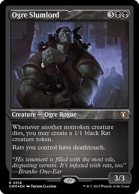 Ogre Slumlord from Commander Masters (Rare)
