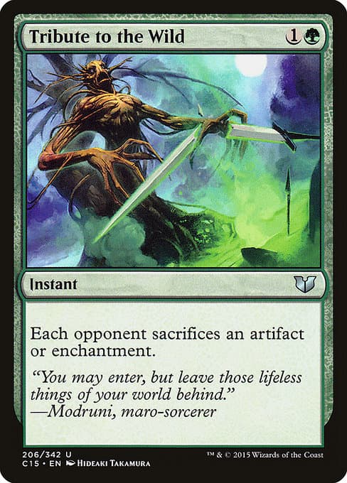 Tribute to the Wild from Commander 2015 (Uncommon)