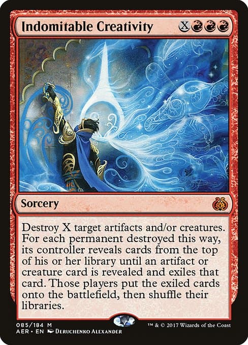 Indomitable Creativity from Aether Revolt (Mythic)