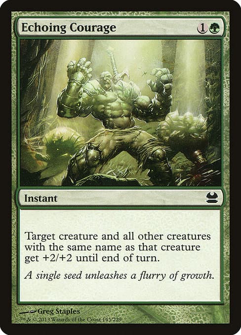 Echoing Courage from Modern Masters (Common)