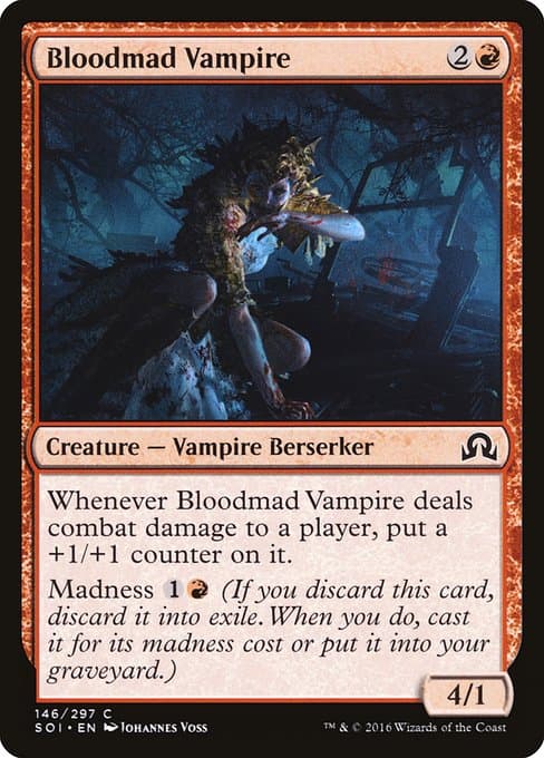 Bloodmad Vampire from Shadows over Innistrad (Common)