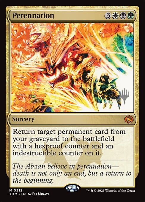 Perennation from Tarkir: Dragonstorm Promos (Mythic)