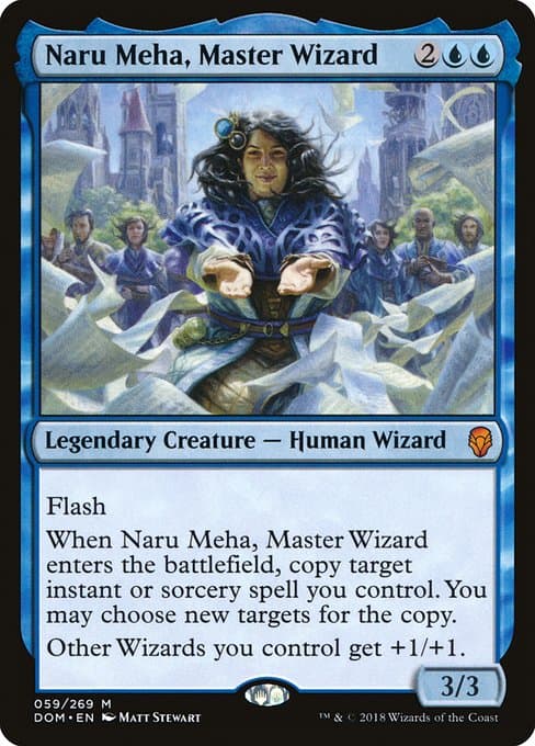 Naru Meha, Master Wizard from Dominaria (Mythic)