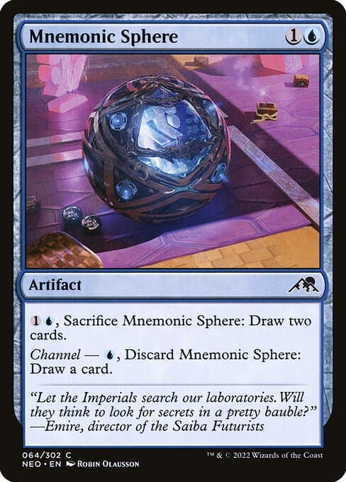 Mnemonic Sphere from Kamigawa: Neon Dynasty (Common)