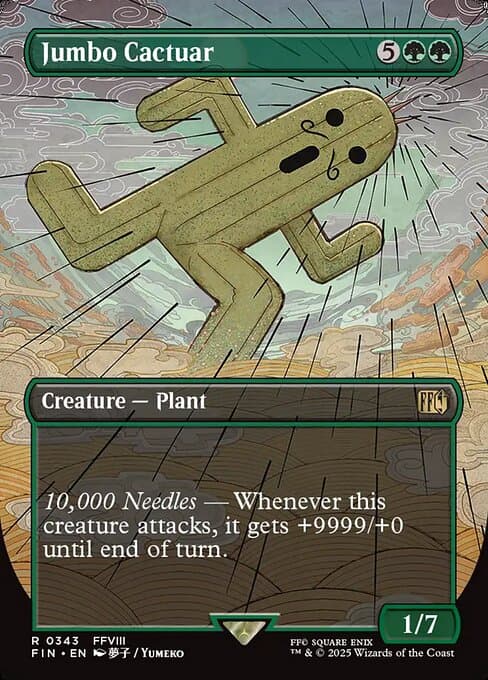 Jumbo Cactuar from Final Fantasy (Rare)