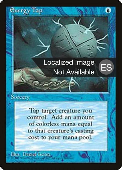 Energy Tap from Fourth Edition Foreign Black Border (Common)