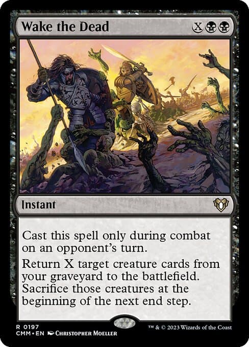 Wake the Dead from Commander Masters (Rare)