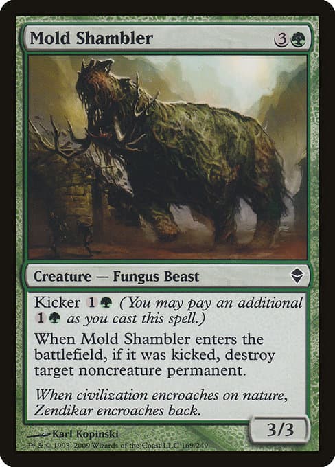 Mold Shambler from Zendikar (Common)