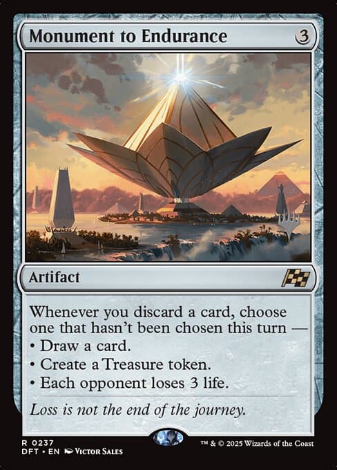 Monument to Endurance from Aetherdrift Promos (Rare)