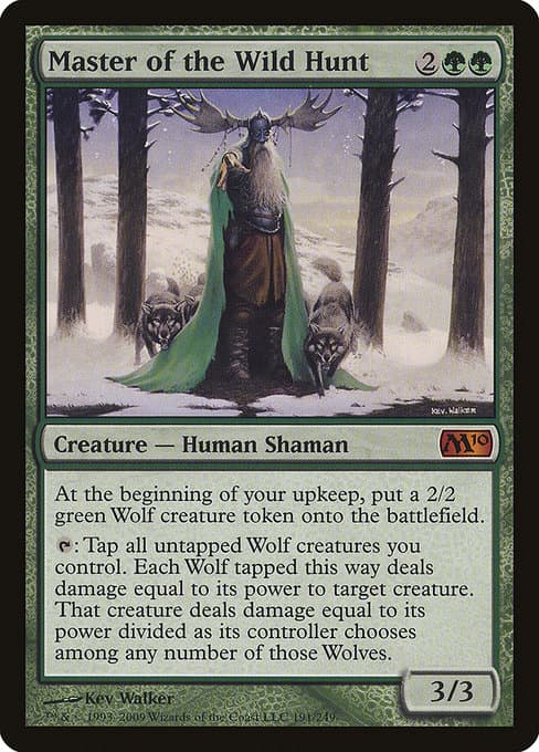 Master of the Wild Hunt from Magic 2010 (Mythic)