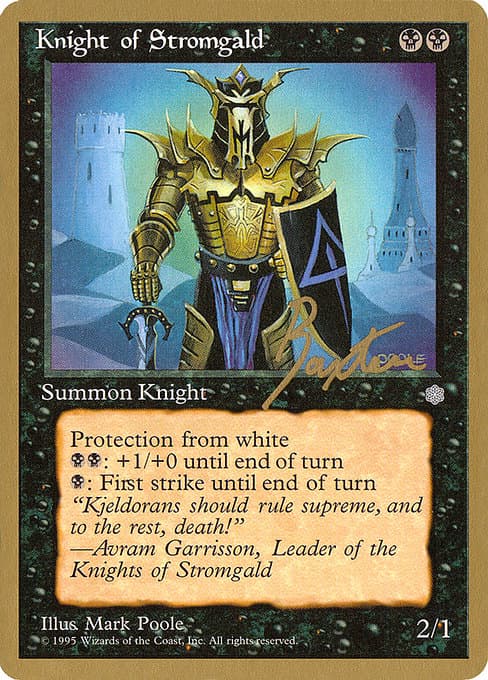 Knight of Stromgald from Pro Tour Collector Set (Uncommon)