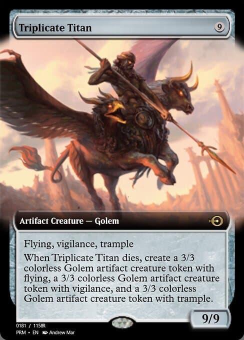 Triplicate Titan from Magic Online Promos (Rare)