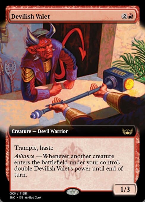 Devilish Valet from Magic Online Promos (Rare)