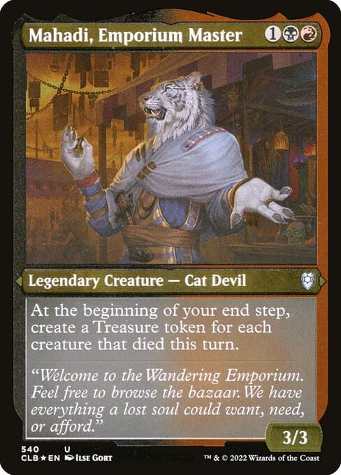 Mahadi, Emporium Master from Commander Legends: Battle for Baldur's Gate (Uncommon)