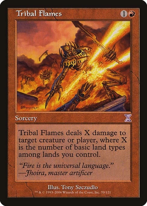 Tribal Flames from Time Spiral Timeshifted (Special)
