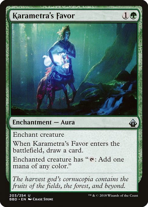 Karametra's Favor from Battlebond (Uncommon)