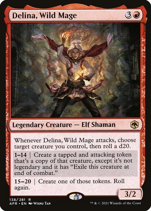 Delina, Wild Mage (Rare)