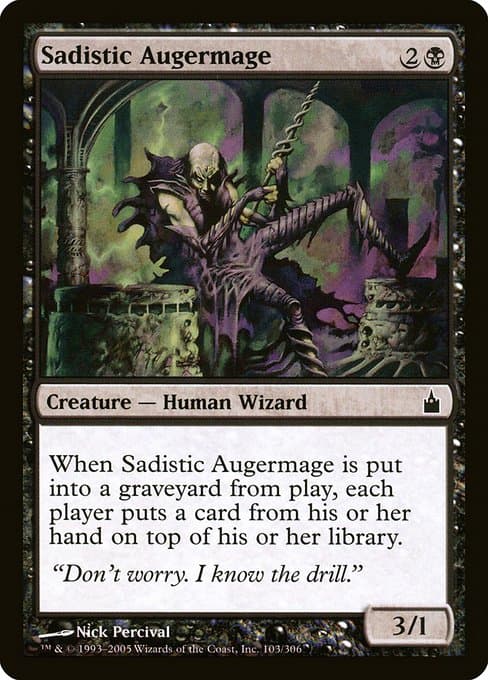 Sadistic Augermage from Ravnica: City of Guilds (Common)