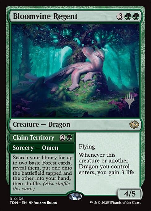 Bloomvine Regent // Claim Territory from Tarkir: Dragonstorm Promos (Rare)