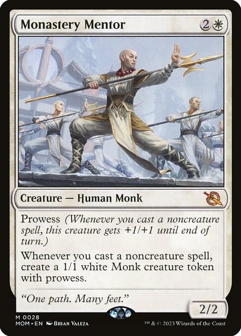 Monastery Mentor from March of the Machine Promos (Mythic)