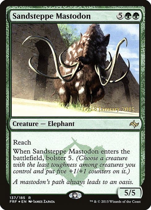 Sandsteppe Mastodon (Rare)