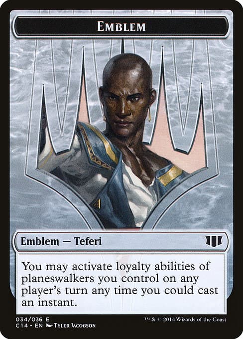 Teferi, Temporal Archmage Emblem from Commander 2014 Tokens (Common)