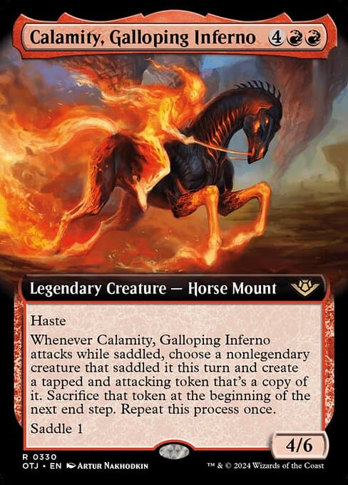Calamity, Galloping Inferno from Outlaws of Thunder Junction (Rare)