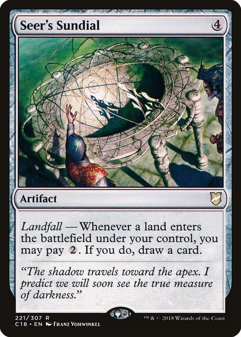Seer's Sundial from Commander 2018 (Rare)