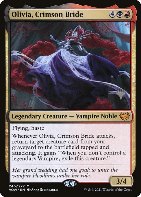 Olivia, Crimson Bride from Innistrad: Crimson Vow Promos (Mythic)