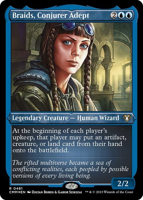 Braids, Conjurer Adept from Commander Masters (Rare)