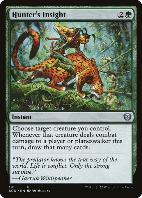 Hunter's Insight from Starter Commander Decks (Uncommon)